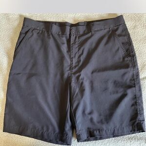 Men’s navy blue dress shorts. Never worn. Size 38